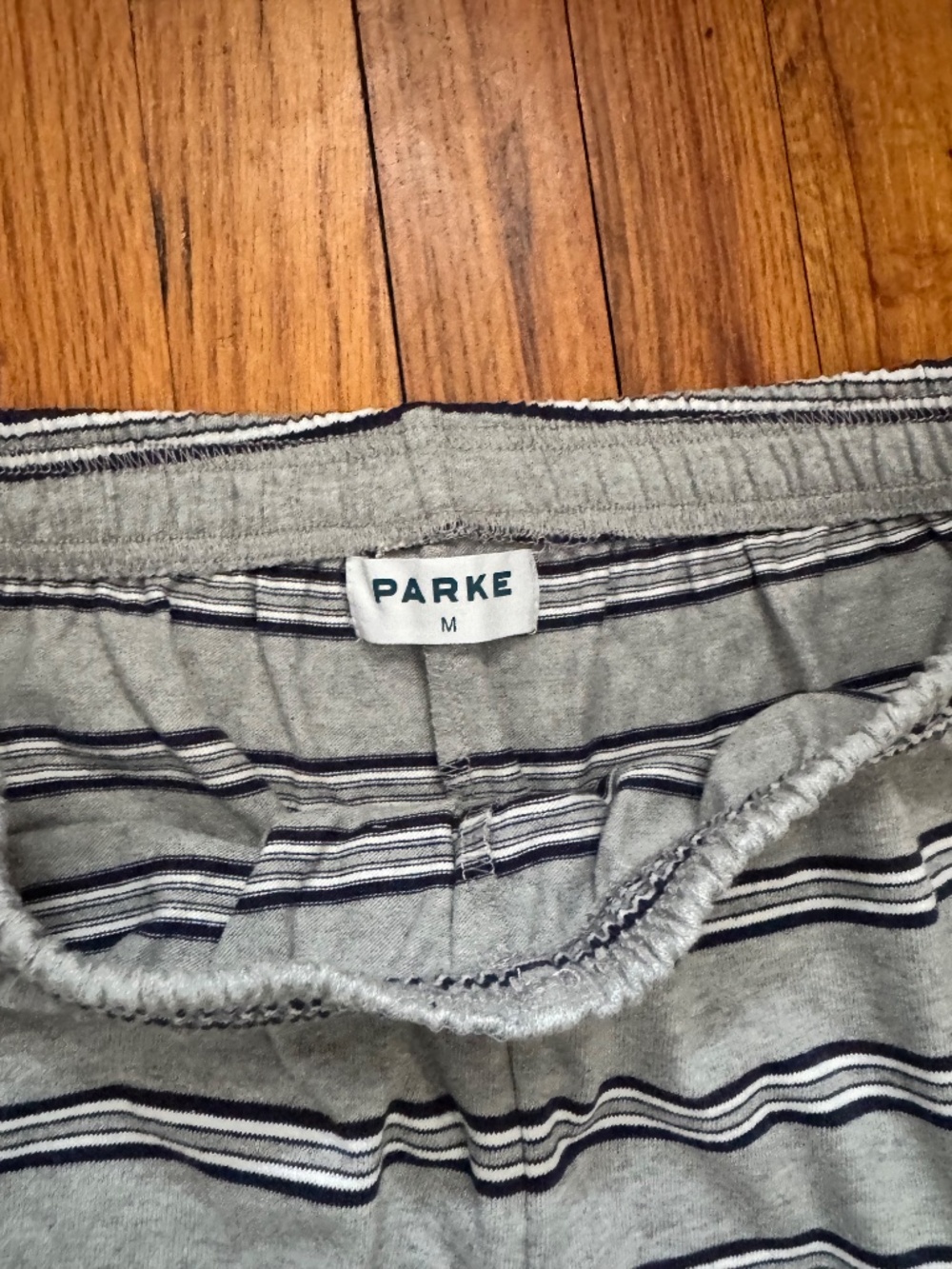 Parke Grey Stripe Boxer pants - Picture 3 of 5